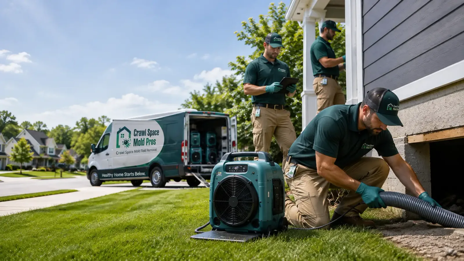 Crawl Space Mold Removal in Grindstone, PA